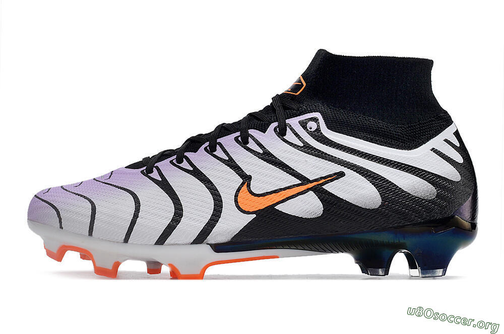Nike Air Zoom Mercurial Superfly 9 Elite FG Football Boots - Purple/Black/Orange 3