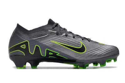 Nike Air Zoom Mercurial Vapor 15 Elite FG Football Boots - Silver/Grey/Green