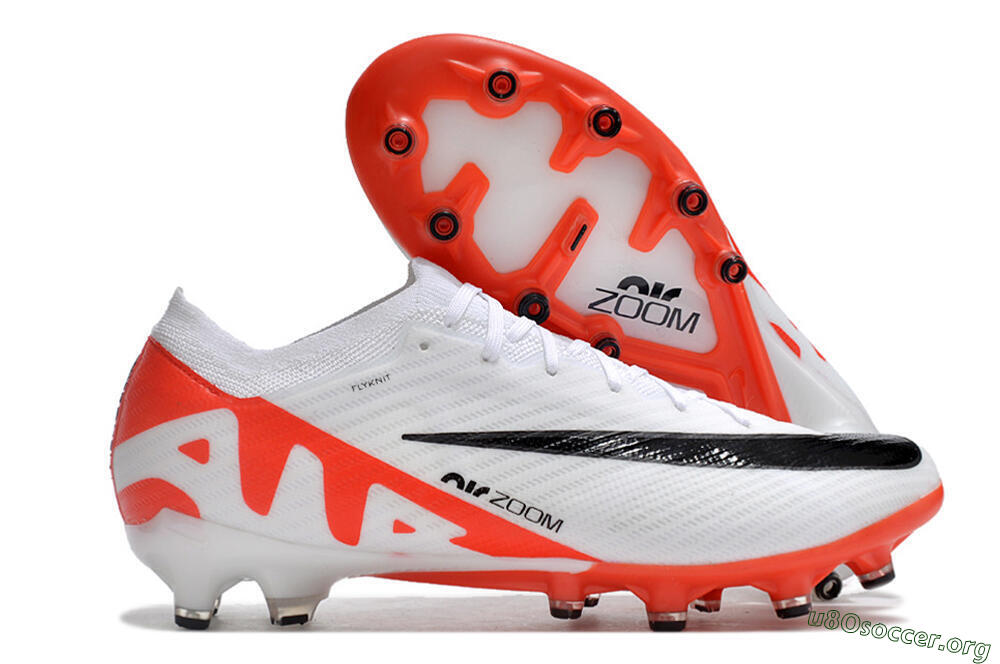 Nike Air Zoom Mercurial Vapor 15 Elite AG Football Boots - White/Black/Red 2