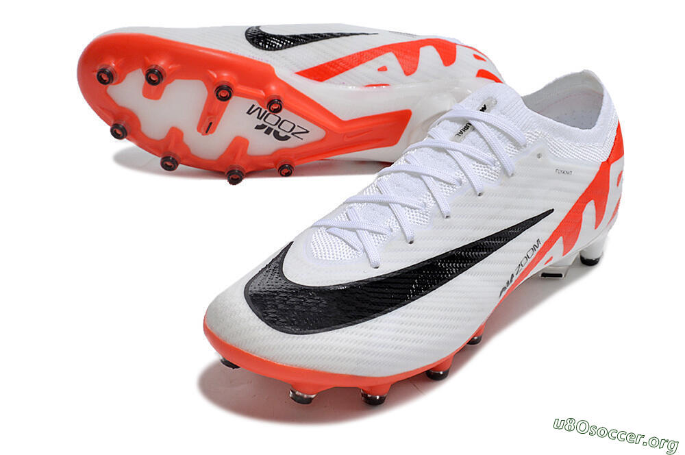 Nike Air Zoom Mercurial Vapor 15 Elite AG Football Boots - White/Black/Red 0