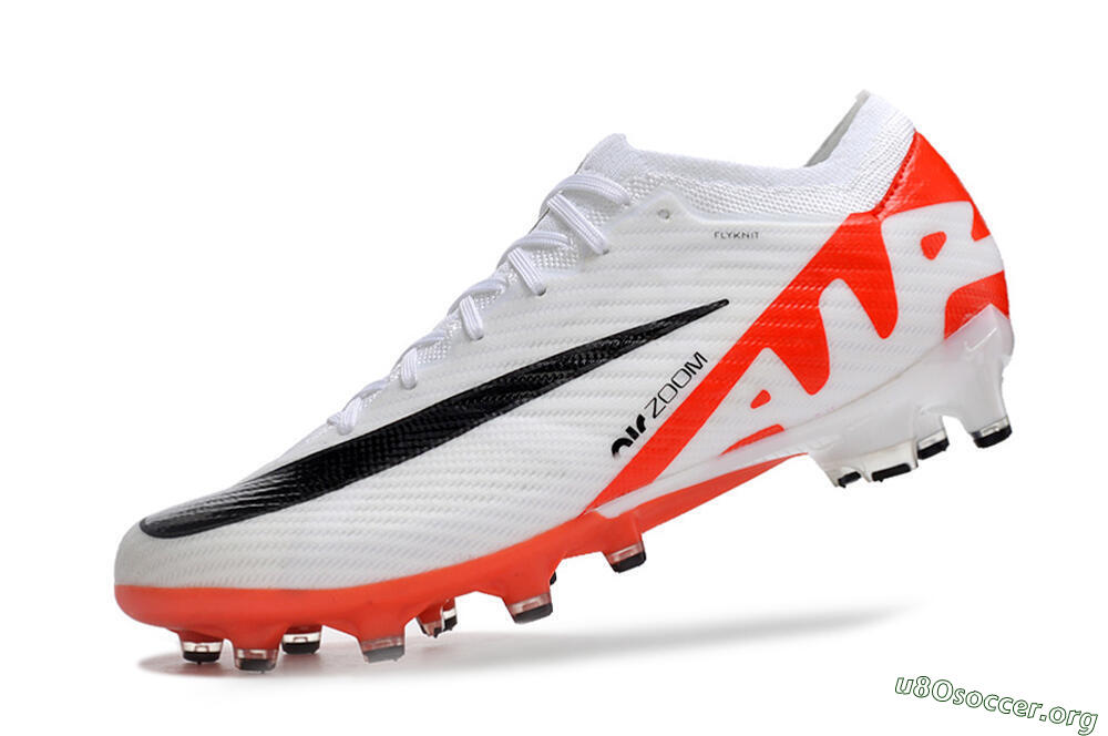 Nike Air Zoom Mercurial Vapor 15 Elite AG Football Boots - White/Black/Red 5