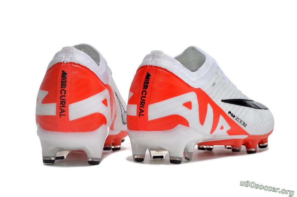 Nike Air Zoom Mercurial Vapor 15 Elite AG Football Boots - White/Black/Red 6