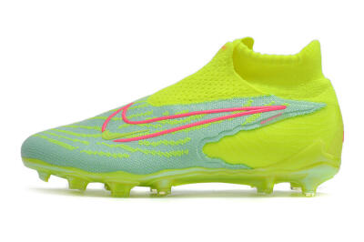 Nike Phantom GX DF Elite FG Football Boots - Green/Yellow/Red