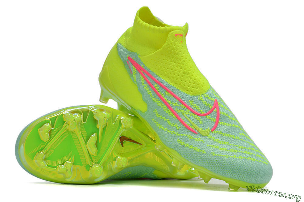 Nike Phantom GX DF Elite FG Football Boots - Green/Yellow/Red 0