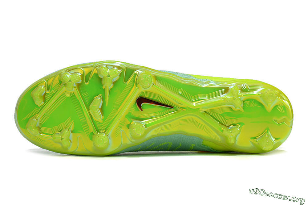 Nike Phantom GX DF Elite FG Football Boots - Green/Yellow/Red 7