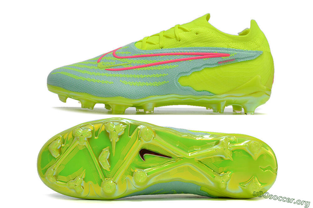 Nike Phantom GX Elite FG Football Boots - Green/Yellow/Red 1