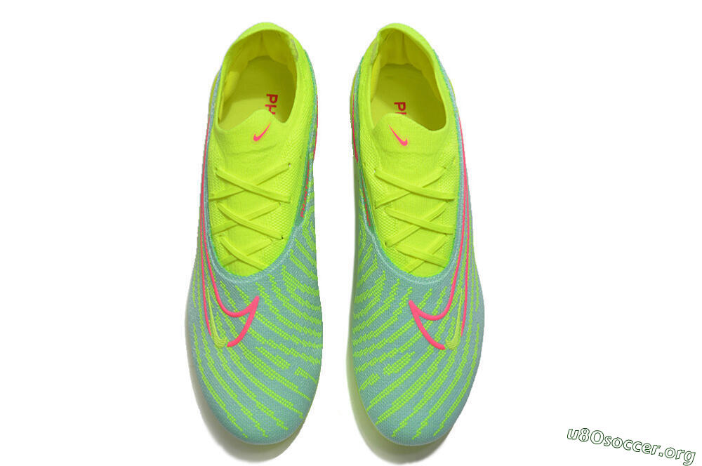 Nike Phantom GX Elite FG Football Boots - Green/Yellow/Red 5
