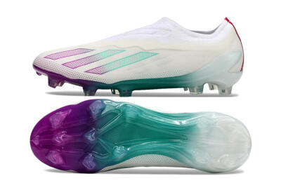 Adidas X 24 Crazyfast+ FG Football Boots - White/Pink/Green