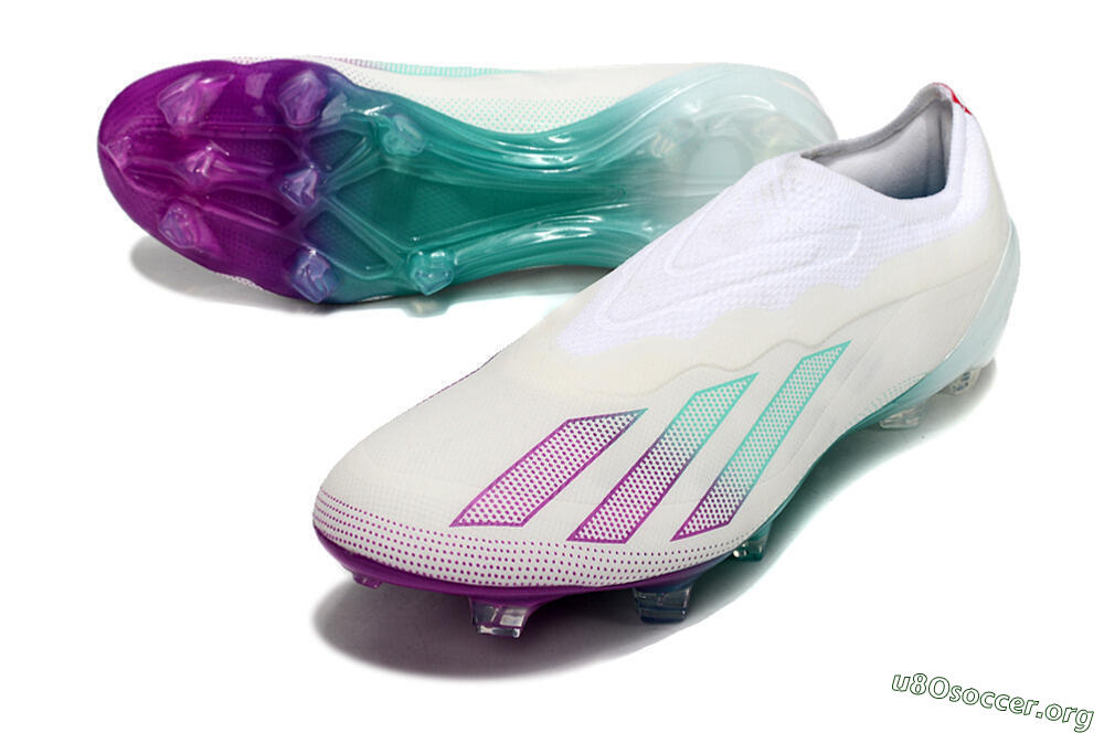 Adidas X 24 Crazyfast+ FG Football Boots - White/Pink/Green 0