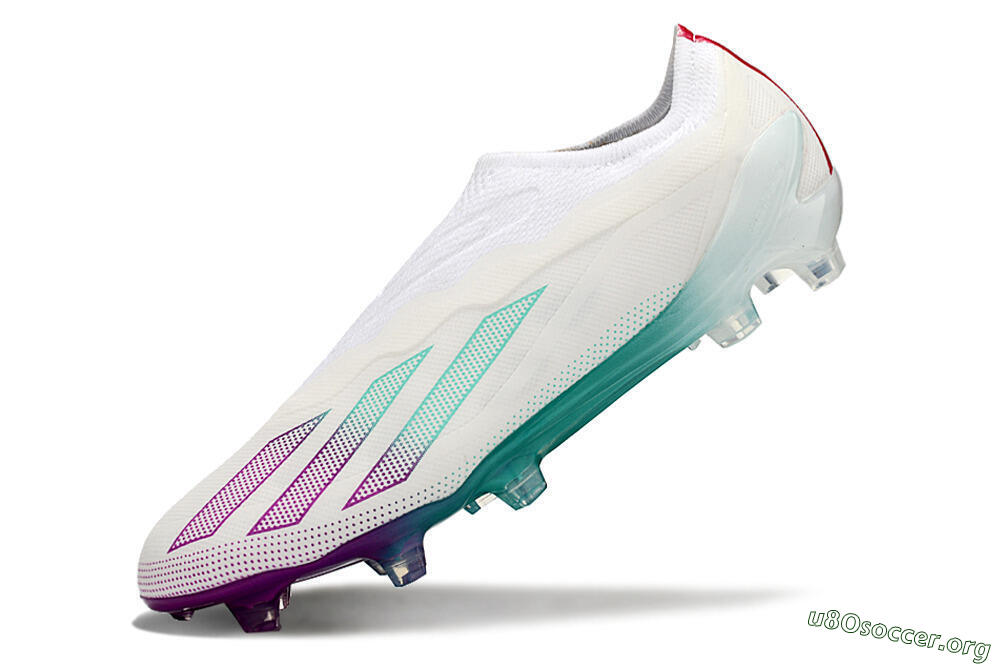 Adidas X 24 Crazyfast+ FG Football Boots - White/Pink/Green 5
