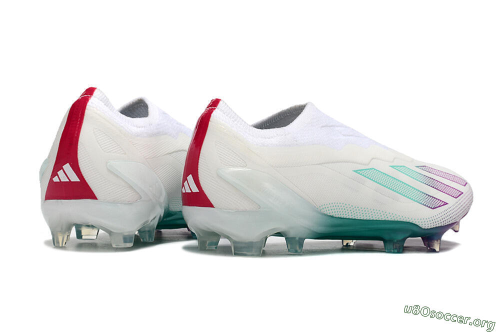 Adidas X 24 Crazyfast+ FG Football Boots - White/Pink/Green 6