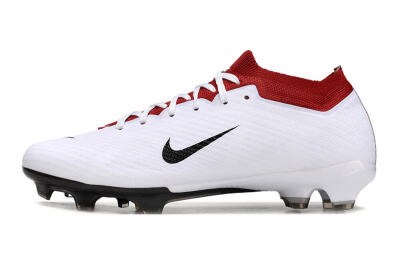 Nike Air Zoom Mercurial Vapor 15 Elite FG Football Boots - White/Black/Red