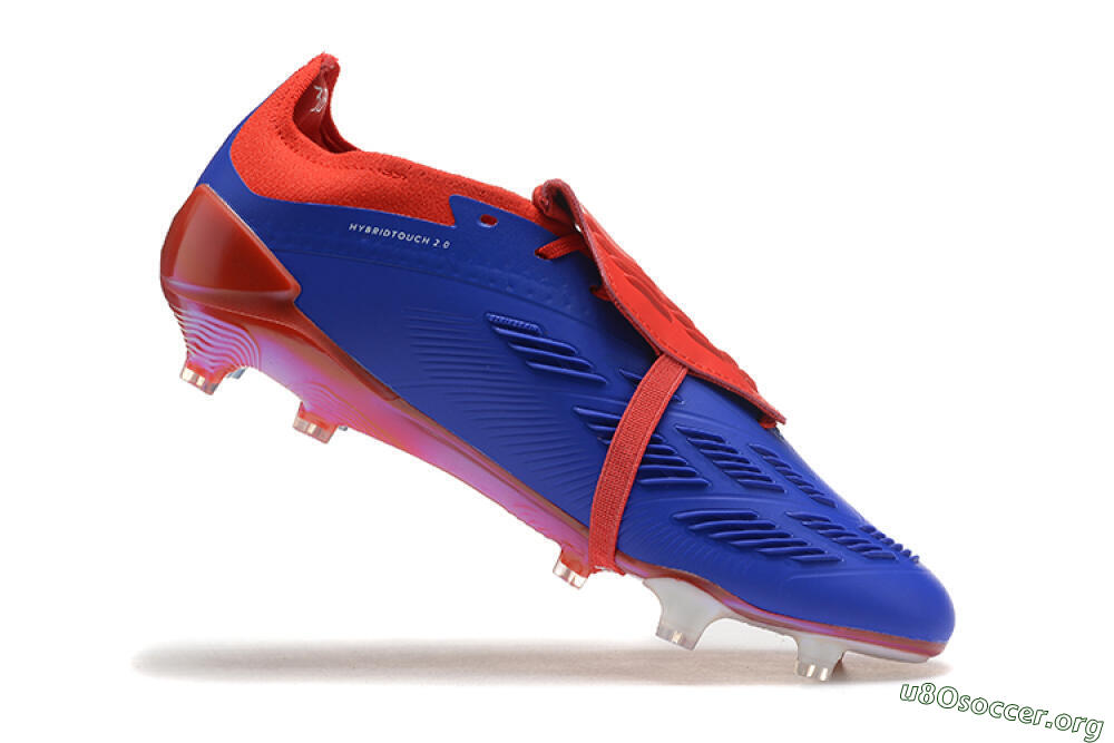Adidas Predator Elite Foldover Tongue FG Football Boots - Blue/White/Red 8