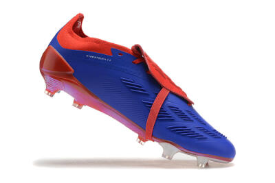 Adidas Predator Elite Foldover Tongue FG Football Boots - Blue/White/Red