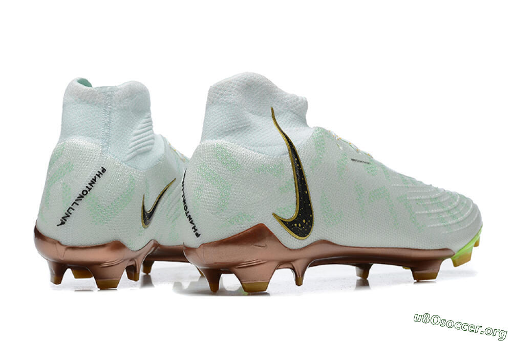 Nike Phantom Luna Elite United Golden Pack FG Football Boots - Jade/Black/Gold 8