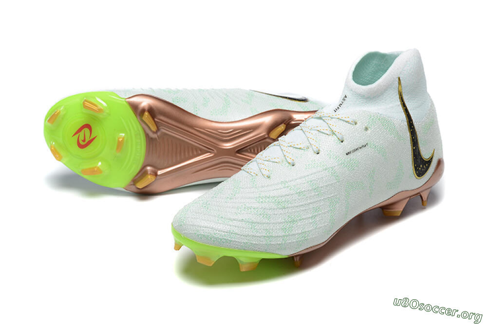 Nike Phantom Luna Elite United Golden Pack FG Football Boots - Jade/Black/Gold 0