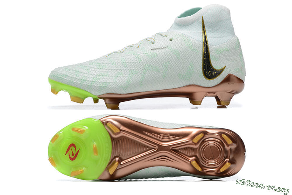 Nike Phantom Luna Elite United Golden Pack FG Football Boots - Jade/Black/Gold 1