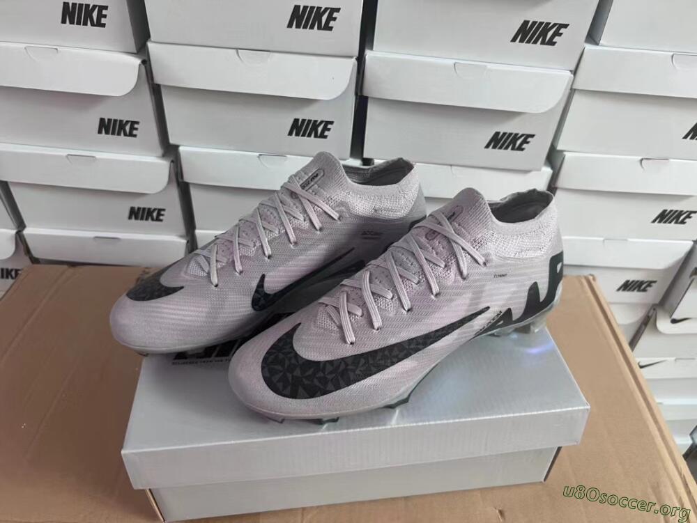 Nike Air Zoom Mercurial Vapor 15 Elite FG Football Boots - Grey/Black/Gold