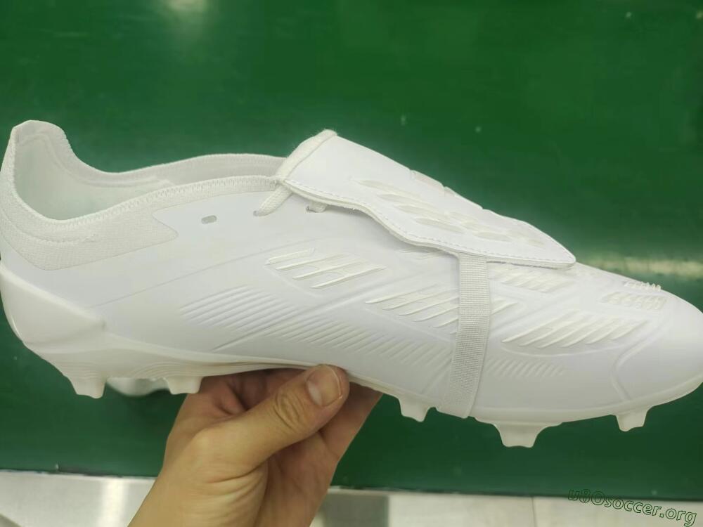 Adidas Predator Elite Foldover Tongue FG Football Boots - White/Beige
