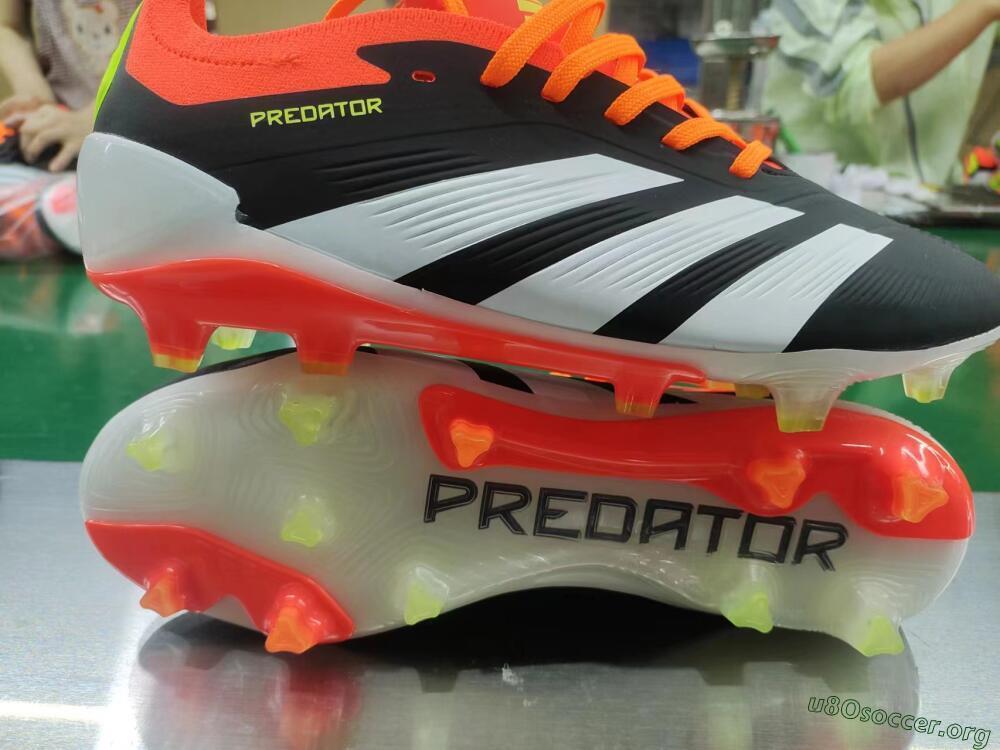 Adidas Predator Elite FG Football Boots - Black/White/Pink