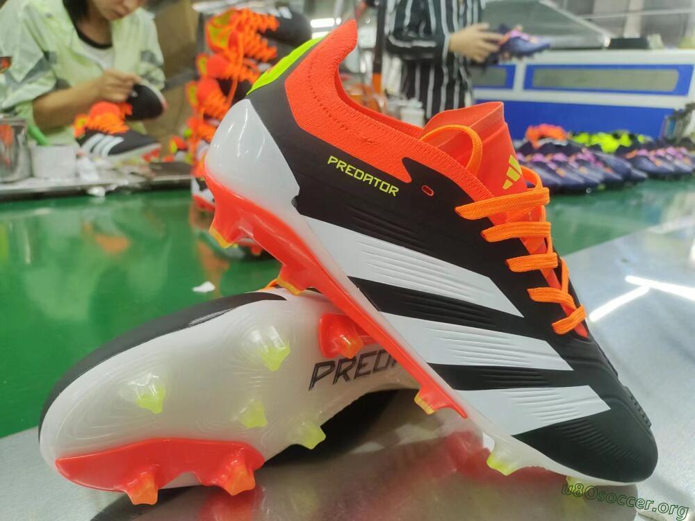 Adidas Predator Elite FG Football Boots - Black/White/Pink