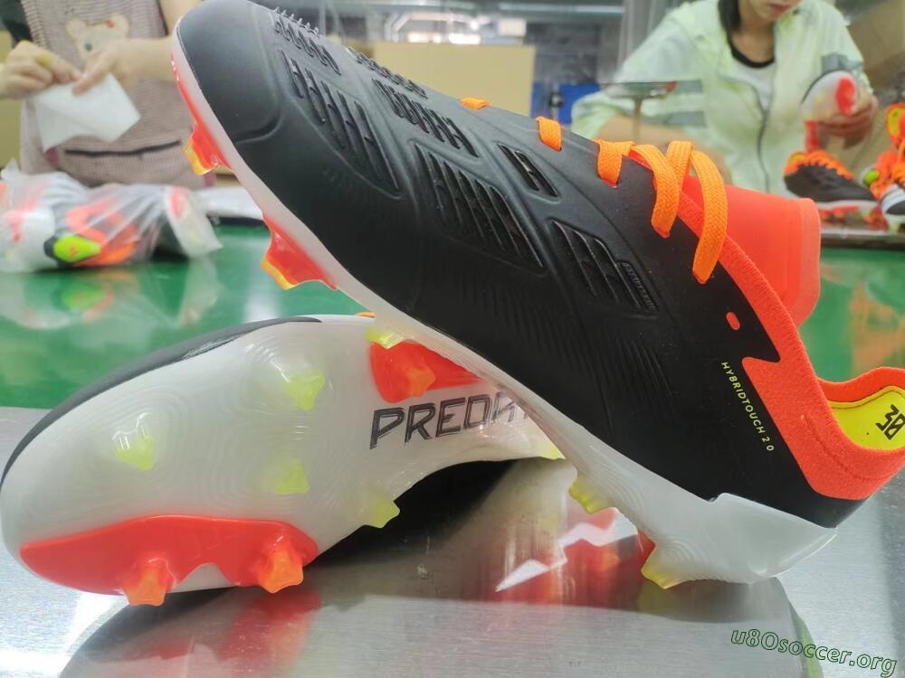 Adidas Predator Elite FG Football Boots - Black/White/Pink