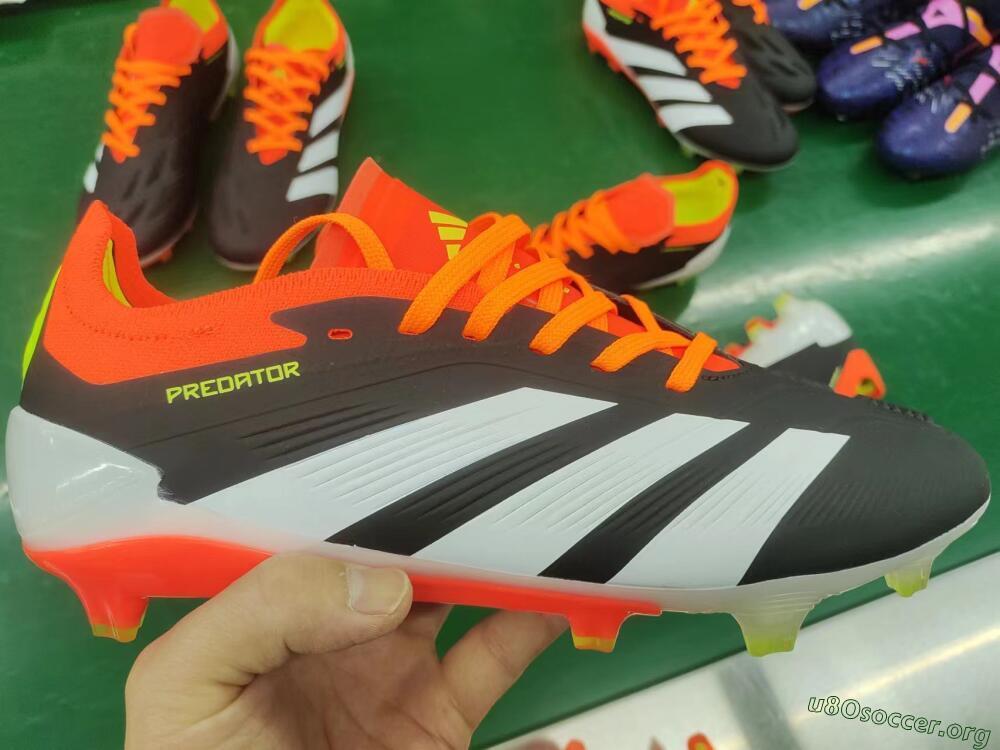 Adidas Predator Elite FG Football Boots - Black/White/Pink