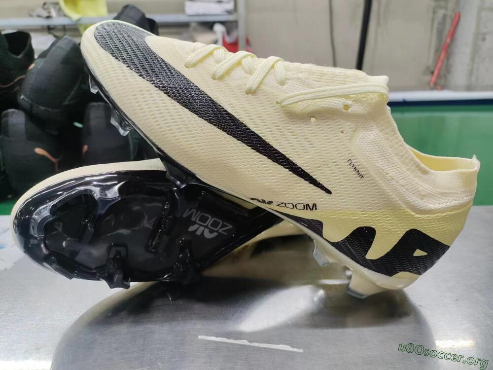Nike Air Zoom Mercurial Vapor 15 Elite FG Football Boots - Beige/Black