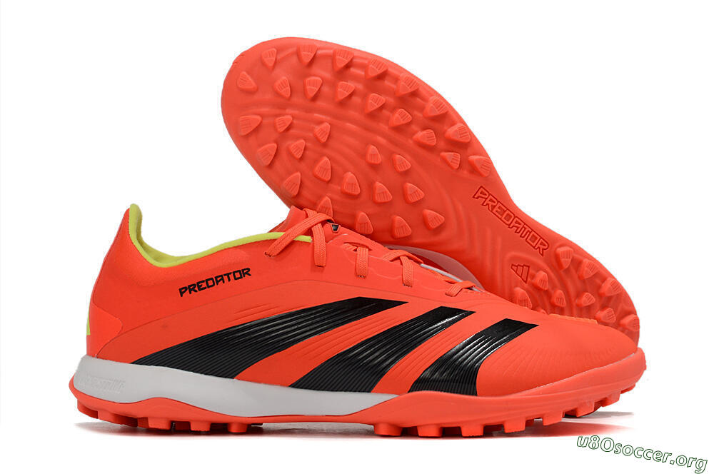 Adidas Predator 24 Elite TF Football Shoes - Red/Black/White 2