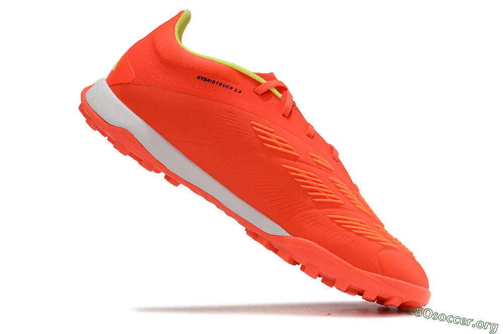 Adidas Predator 24 Elite TF Football Shoes - Red/Black/White 4