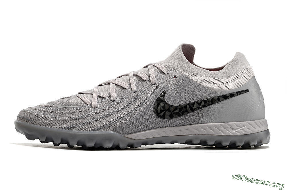 Nike Phantom GX 2 Elite TF Football Shoes - Grey/Black 3