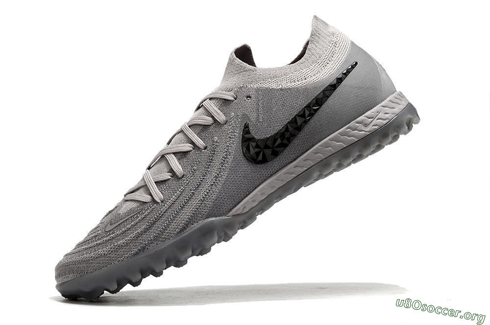 Nike Phantom GX 2 Elite TF Football Shoes - Grey/Black 5