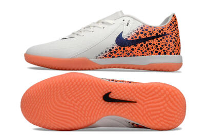 Nike Phantom GX 2 Acad LV8 IC Football Shoes - White/Blue/Orange