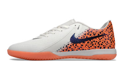 Nike Phantom GX 2 Acad LV8 IC Football Shoes - White/Blue/Orange