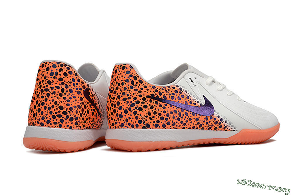 Nike Phantom GX 2 Acad LV8 IC Football Shoes - White/Blue/Orange 6