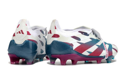 Adidas Predator Elite Foldover Tongue FG Football Boots - White/Blue/Red