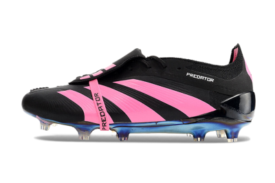 Adidas Predator Elite Foldover Tongue FG Football Boots - Black/Pink/Gold