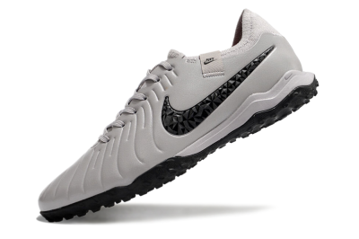 Nike Tiempo Legend 10 Pro TF Football Shoes - Grey/Black/Pink