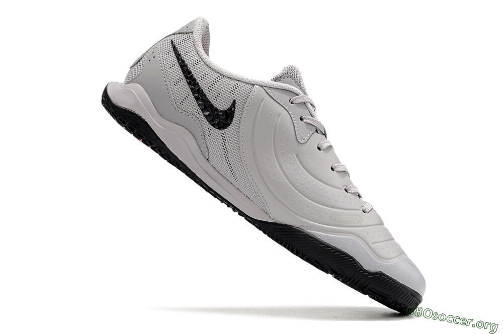 Nike Tiempo Legend 10 Academy IC Football Shoes - Grey/Black/Pink 4