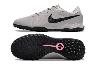 Nike Tiempo Legend 10 Academy TF Football Shoes - Grey/Black/Pink