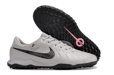 Nike Tiempo Legend 10 Academy TF Football Shoes - Grey/Black/Pink
