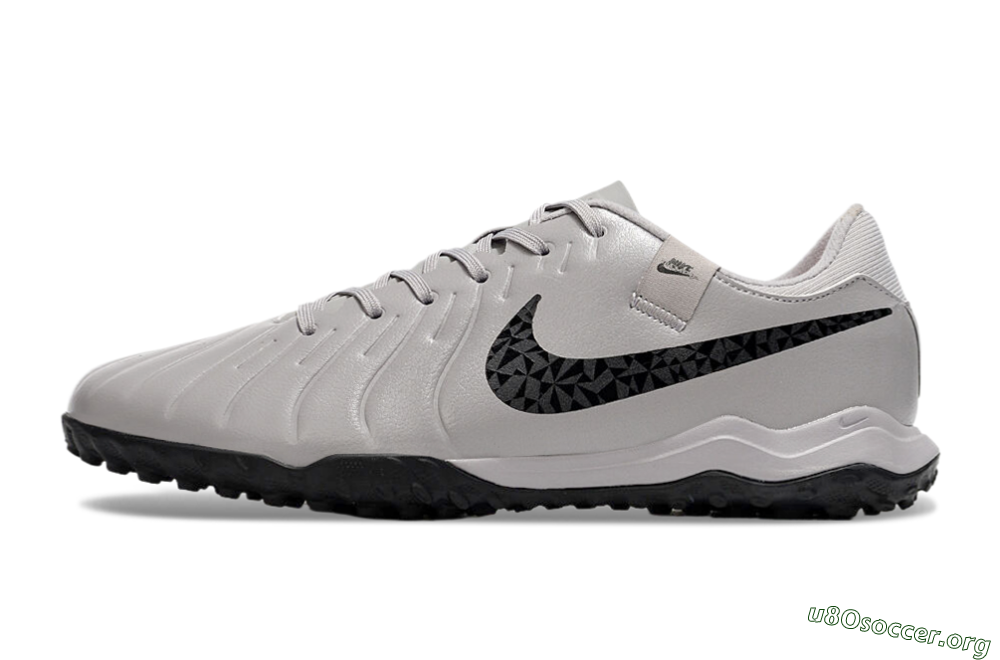 Nike Tiempo Legend 10 Academy TF Football Shoes - Grey/Black/Pink 3