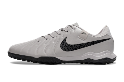 Nike Tiempo Legend 10 Academy TF Football Shoes - Grey/Black/Pink