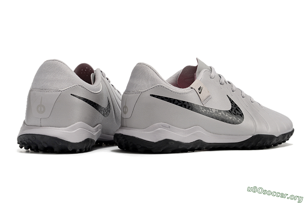 Nike Tiempo Legend 10 Academy TF Football Shoes - Grey/Black/Pink 6