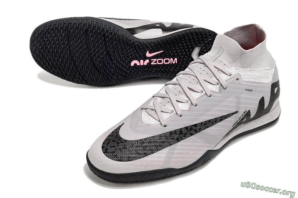 Nike Air Zoom Mercurial Superfly 9 Elite IC Football Shoes - Grey/Black/Pink 0