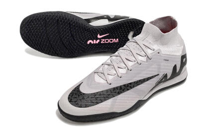 Nike Air Zoom Mercurial Superfly 9 Elite IC Football Shoes - Grey/Black/Pink