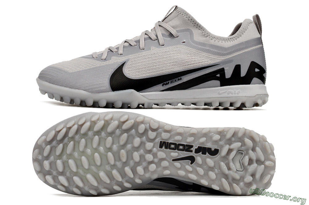 Nike Air Zoom Mercurial Vapor 15 Pro TF Football Shoes - Grey/Black 1