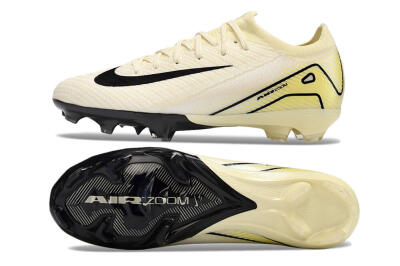 Nike Air Zoom Mercurial Vapor 16 Elite FG Football Boots - Beige/Black/Yellow