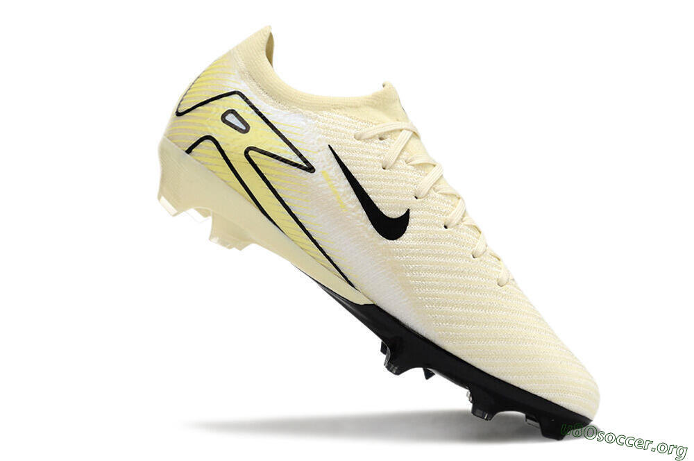 Nike Air Zoom Mercurial Vapor 16 Elite FG Football Boots - Beige/Black/Yellow 4