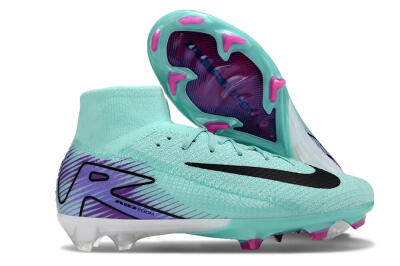 Nike Air Zoom Mercurial Superfly 10 Elite FG Football Boots - Jade/Black/Purple